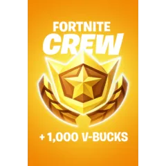 FORTNITE | CREW 1 МЕСЯЦ БОЕВОЙ ПРОПУСК+1000 V-BUCKS